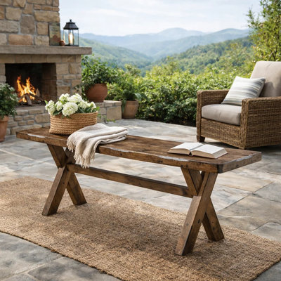 Hoisington Solid Wood Bench