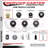 Low Profile Polyurethane 35mm Wheel 8mm Threaded Stem Caster Service Caster