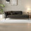 Fauteuil inclinable en similicuir de style minimaliste moderne