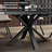 Bennet 47.24'' to 70.86'' Extendable Rectangular Dining Table With Carbon Steel Bracket Feet