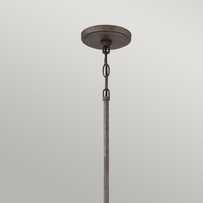 Karli 1 - Light Rustic Black Cylinder Pendant