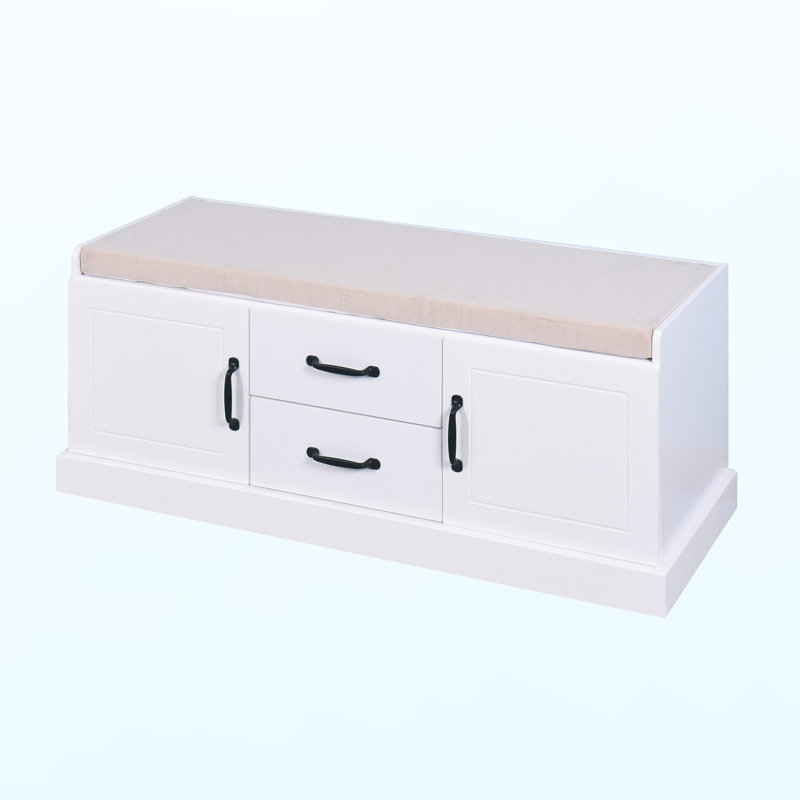 Banc de rangement avec tiroir