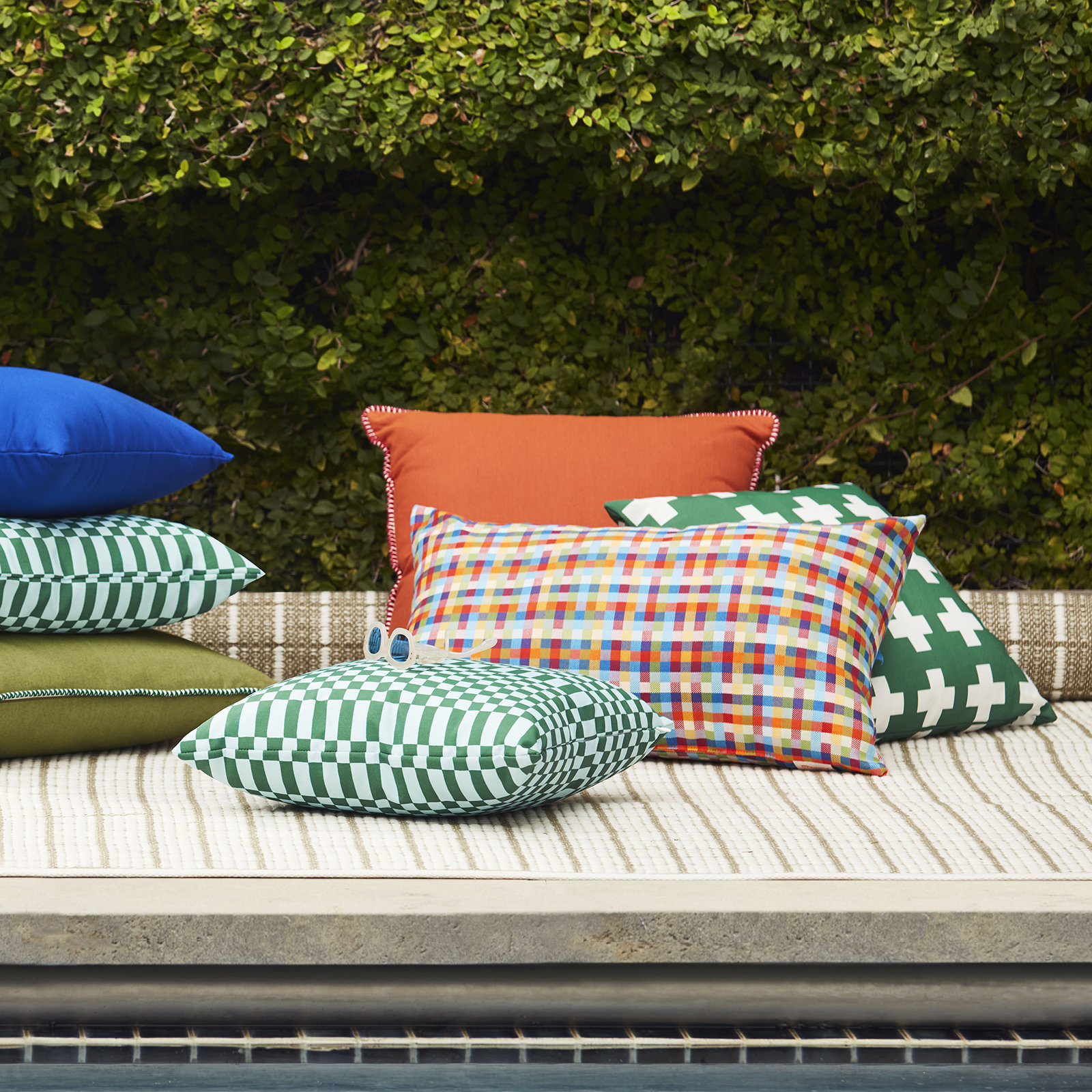 Cullan Sunbrella® Throw Pillow, 16" x 26"