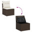 234cm Wide Patio Sofa with Cushions