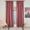 Extra Long & Extra Wide Faux Linen Decorative Curtain Single Panel