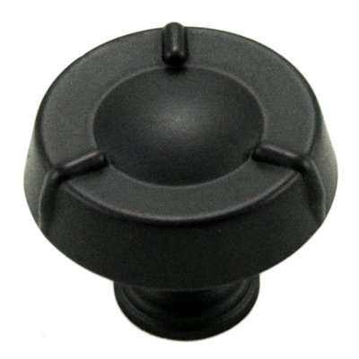 Fullerton Knob with Lines on Edge