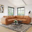 Shanteka L-Shape Corner Leather Sectional Sofa, Ultimate Comfort