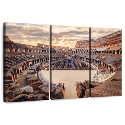 Kavia Colosseum At Sunset