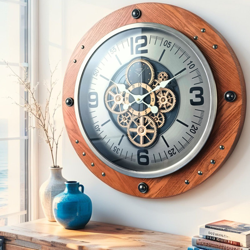 Solid Wood Wall Clock