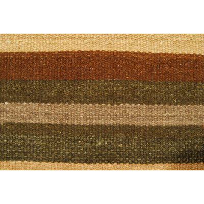 Meadview Striped Hand Knotted 60cm X 90cm Area Rug