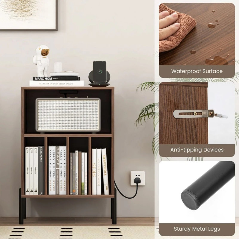 78cm H Media Shelves