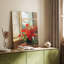 «Vintage Floral Print», encadré sur toile-1502529513
