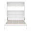 Lit escamotable polyvalent avec tablettes de rangement-336090376
