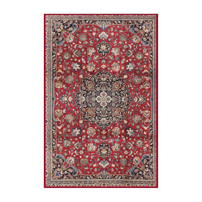 Tapis traditionnel rouge / noir Salford