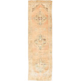 Antique One of a Kind AOOAK-1913 3'7" x 12' Handmade Rug