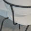 48cm H Metal Armchair in Beige