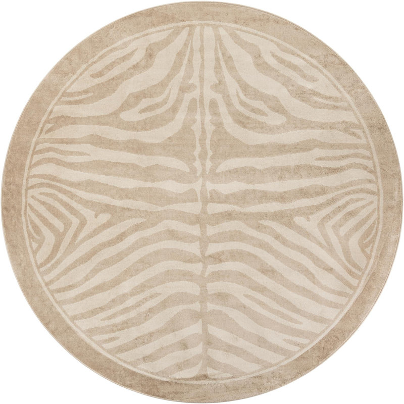 Tapis Equiferus Teonni, Rond 10pi, Beige