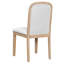 4 chaises de salle à manger rembourrées de style rétro-130819936-130819937-130819939