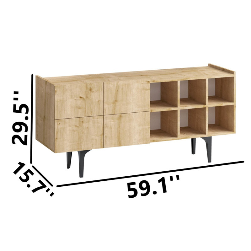 Nashanti 59.06'' Console Table