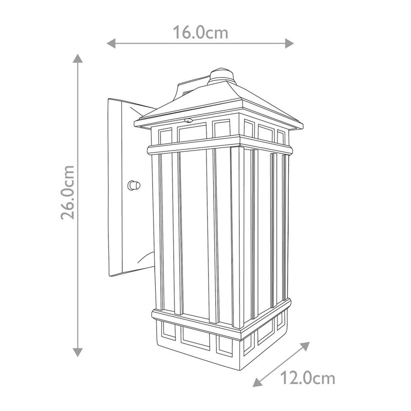Hetrick Bronze Outdoor Wall Lantern