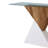 Kerenza 47.25'' Glass Top Console Table