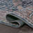 Alacati Ogee Medallion Machine-Washable Navy/Brown Rug-1987744299