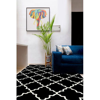 Tapis noir Cremona