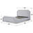 Elegant Upholstered Bed Frame With Nailhead Trim.-1679277603-1679277604