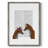 Fox Lovers Framed Print - Solid Wood