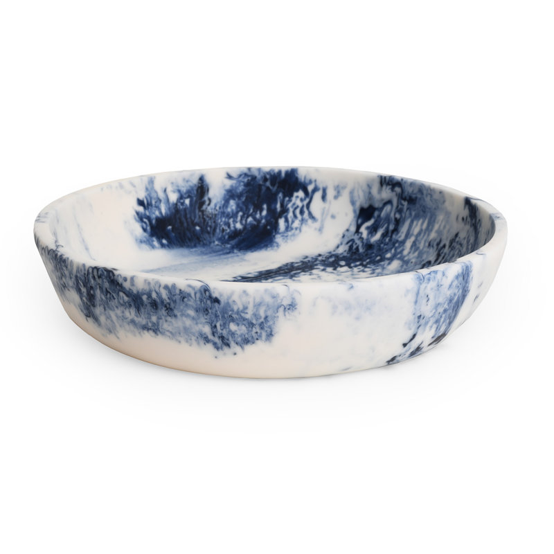 Bol de service en résine Islas, Bleu, 8.5"
