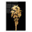  «Golden Palm Tree 1» par Alonzo Saunders, art mural en verre, 12 po x 16 po