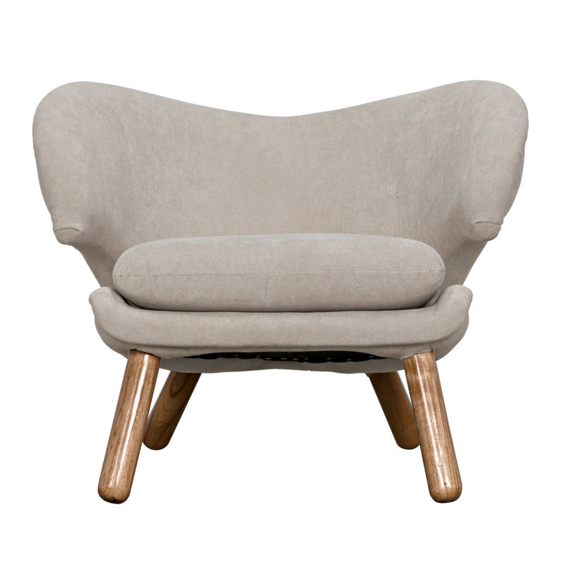 Valerie Barrel Chair, Parchment, Natural