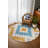 Geuseas Collection Digital Print Cotton-Polyester Colorful Moroccan Rug-799998399