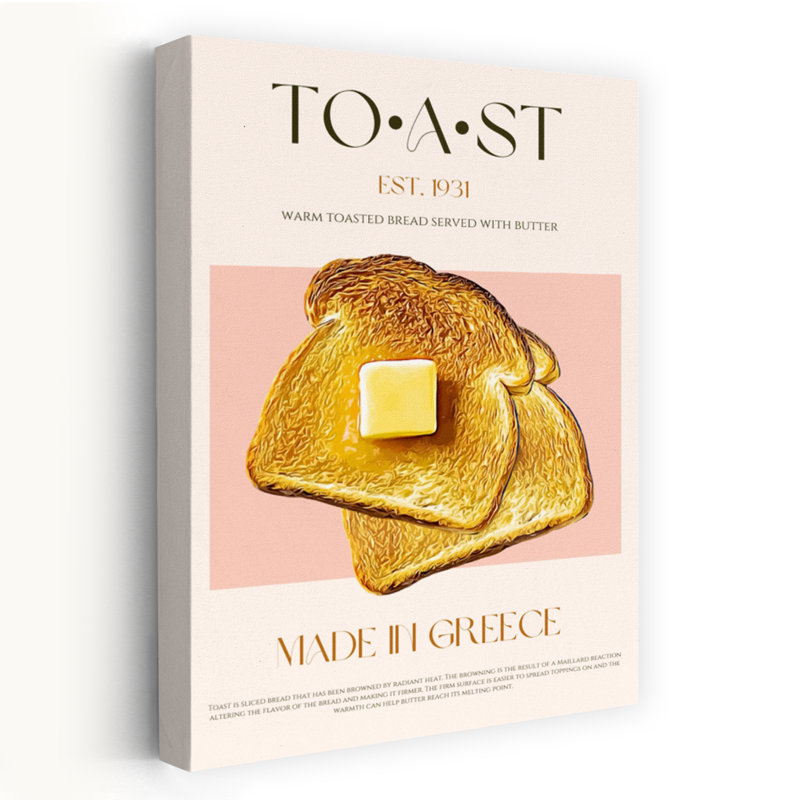 Toast doré rétro classique doré, H 48 po x l 32 po