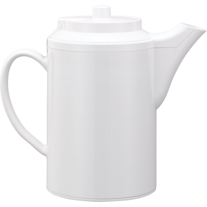 Plastic 16oz Teapot, White