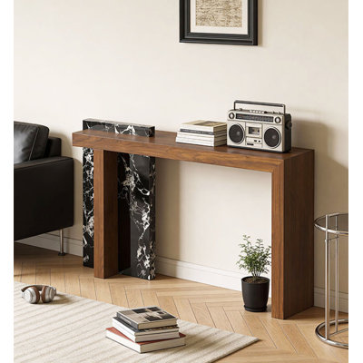 Console en bois massif Contemporary