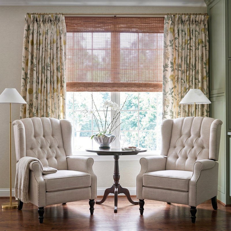 Val Upholstered Recliner, Beige