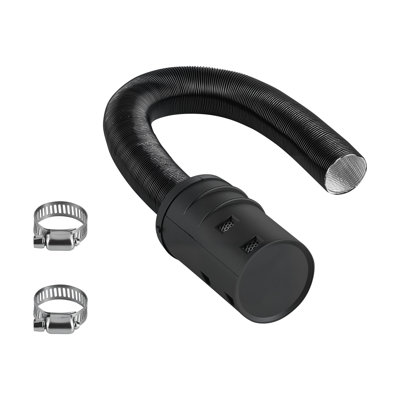 Ensemble de tuyau d'admission de chauffage au gazole, tube de tuyau de conduit de chauffage d'air de voiture de 0,98 pouce, ensemble de tuyaux de tuyau de silencieux d'admission d'air de voiture extensible et pliable pour chaufferettes au gazole de 2 kW, 5 kW et 8 kW