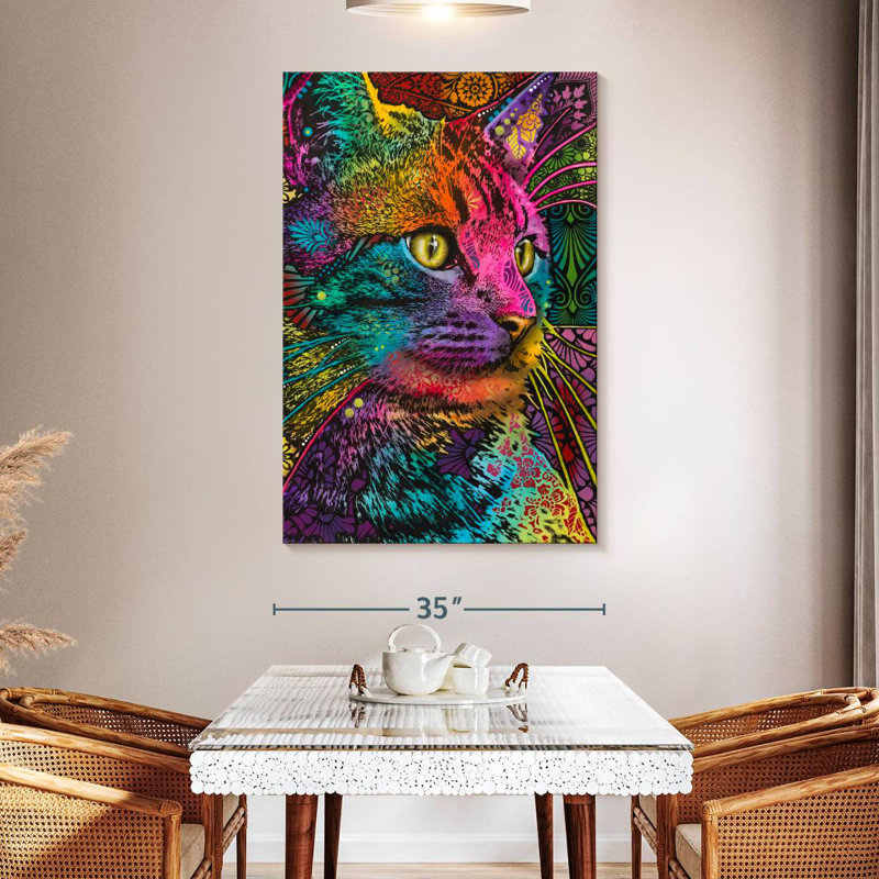 Brampt Felis, 51" H x 34" W