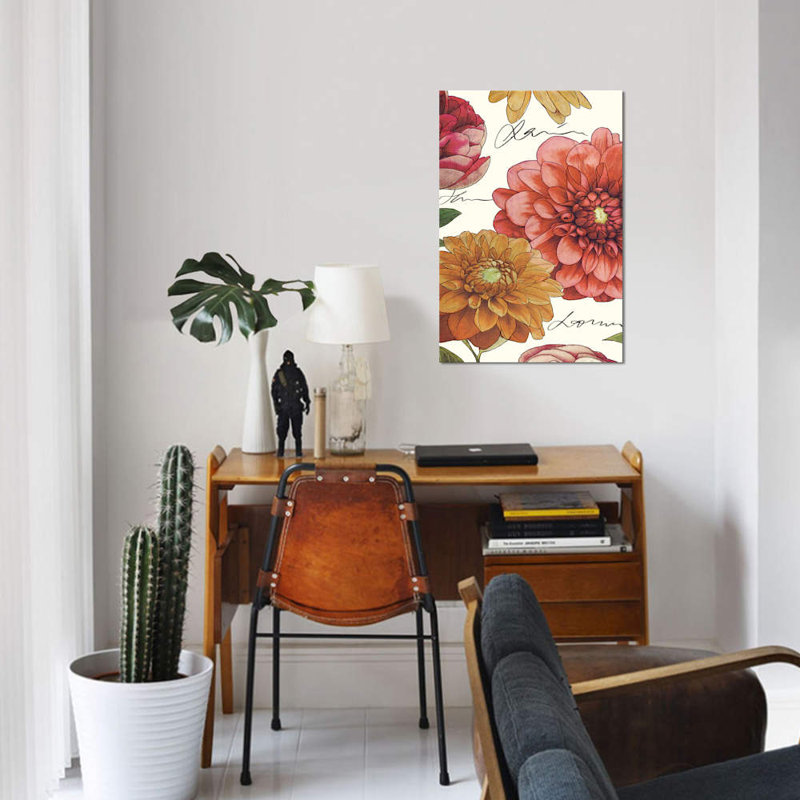 « tropical brillante ii », impression sur toile, H 26 po x l 18 po x P 1,5 po, Toile tendue, Pas de tapis