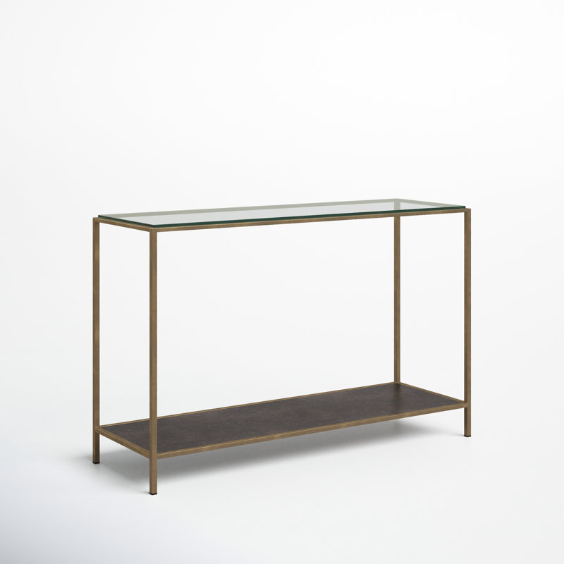 Kingston 48'' Glass Top Console Table