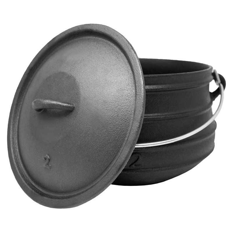 Klarstein Beefalo Cast Iron Round Casserole Dish, 6