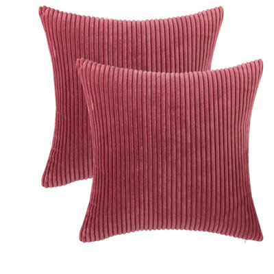 Housse de coussin à rayures