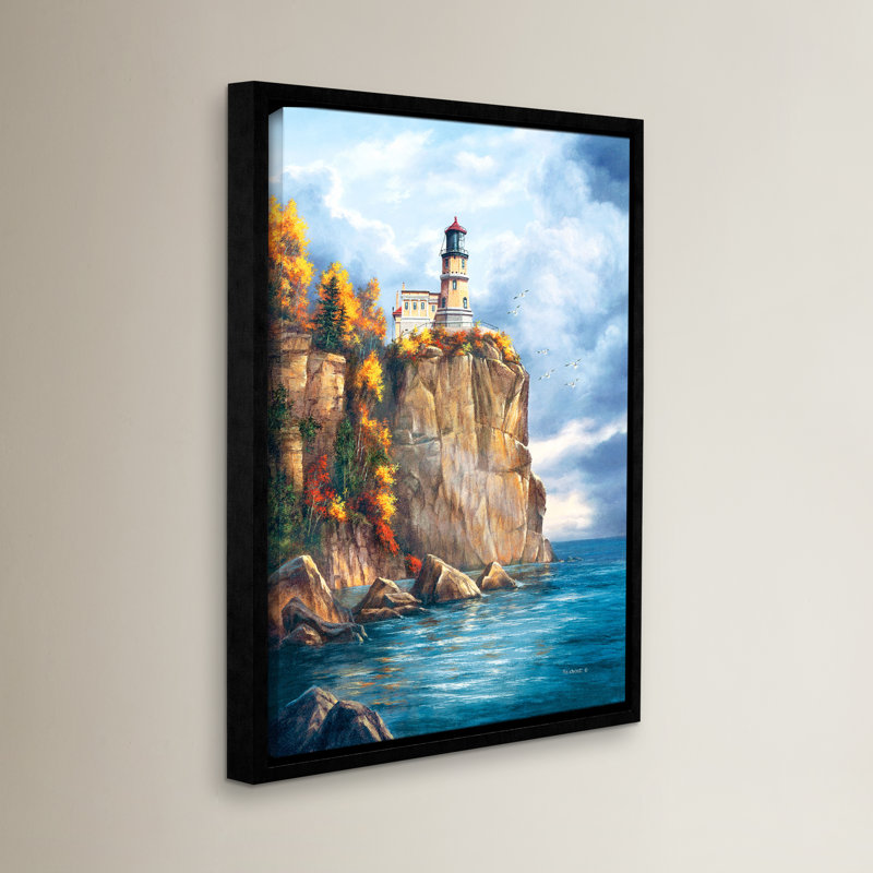 « split rock phare », reproduction d’art encadrée, H 48 po x l 36 po x P 2 po
