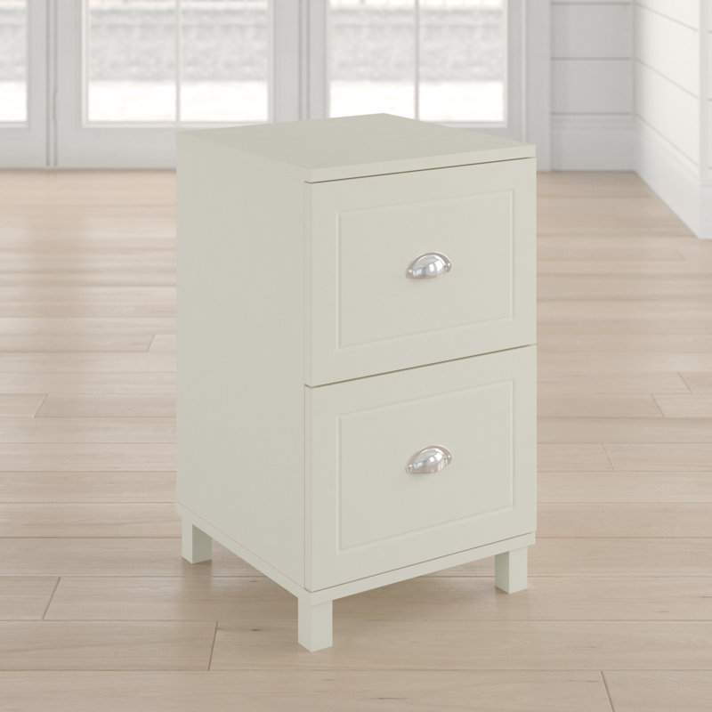 Brodan 15.75'' Wide 2 -Drawer File Cabinet, Antique White