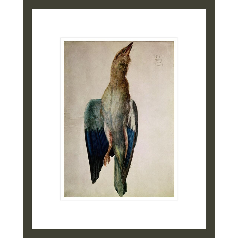 «Blue Crow» par Albrecht Dürer, impression giclée sur cadre, H 16,75 po x l 13,53 po