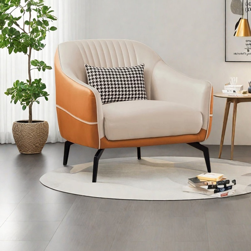 Fishback, Blanc / orange Leathaire