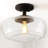 Tatem Glass Semi Flush Mount-508302457