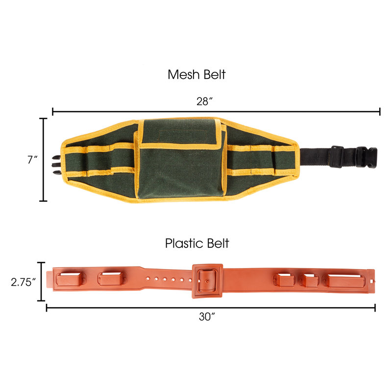 Hé! Jouez! Ensemble de ceinture à outils pour enfants - trousse de bricoleur pour enfants avec ceintures, scie, marteau, tournevis, clé, pinces, lunettes de sécurité et plus encore