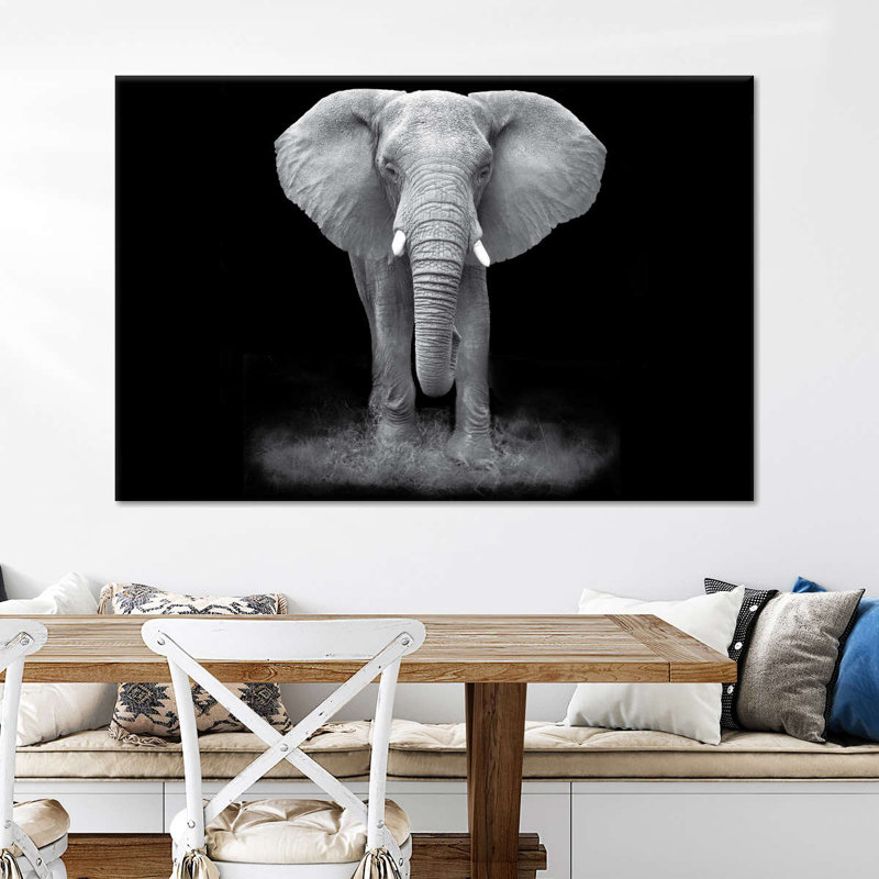 Elephant Zone Canvas Print, 16" H x 24" W x 1.25" D